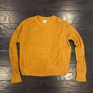Mustard Yellow Knit Sweater